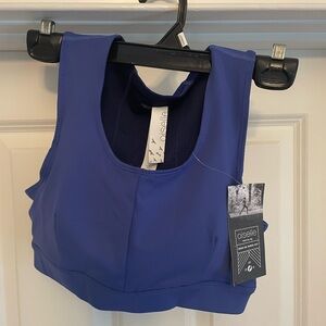 Oiselle Women's Vibrant Blue Sports Bra